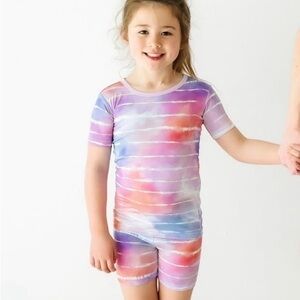 Little Sleepies Tie Dye Dreams Two-piece Pajama Set